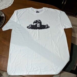 White Graphic T-Shirt for Men